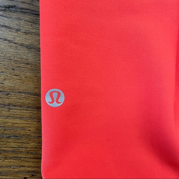 Lululemon Wunder Under Crop Leggings Reversible Alarming Cranberry - Picture 6 of 10